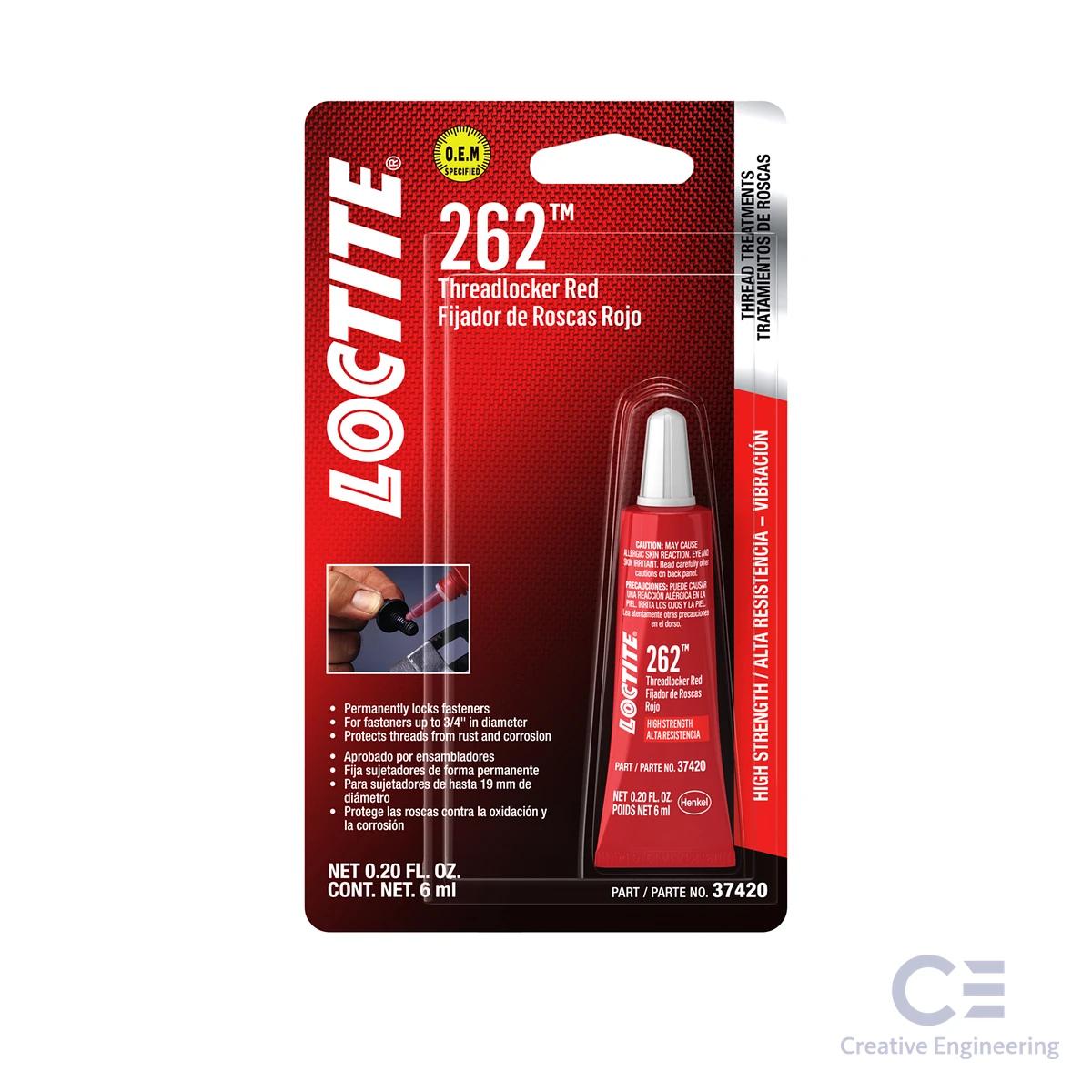 262 THREADLOCKER , 250 ML EN/CH/JP