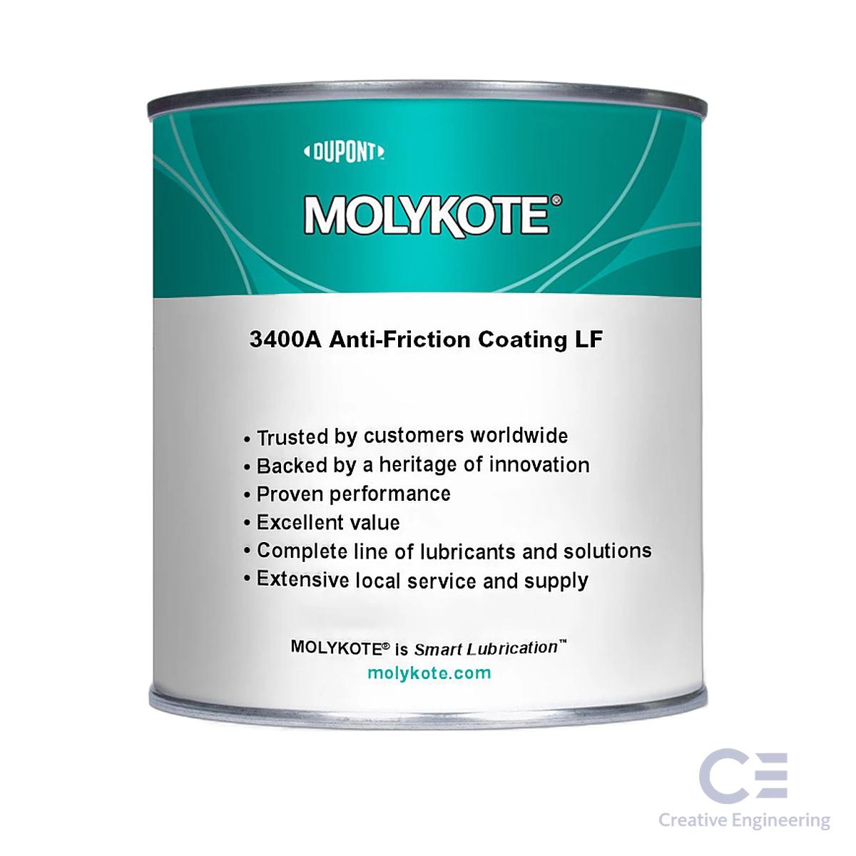Mỡ Bôi Trơn Molykote 3400-A Anti Friction Coating (500g/can)