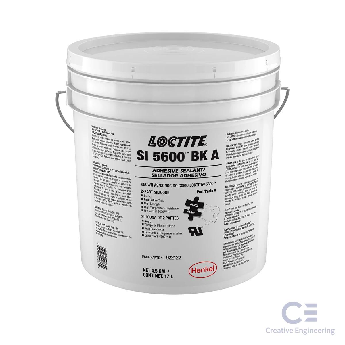 Chất kết dính Loctite SI 5600 BK A 4.5 GAL  (17L)