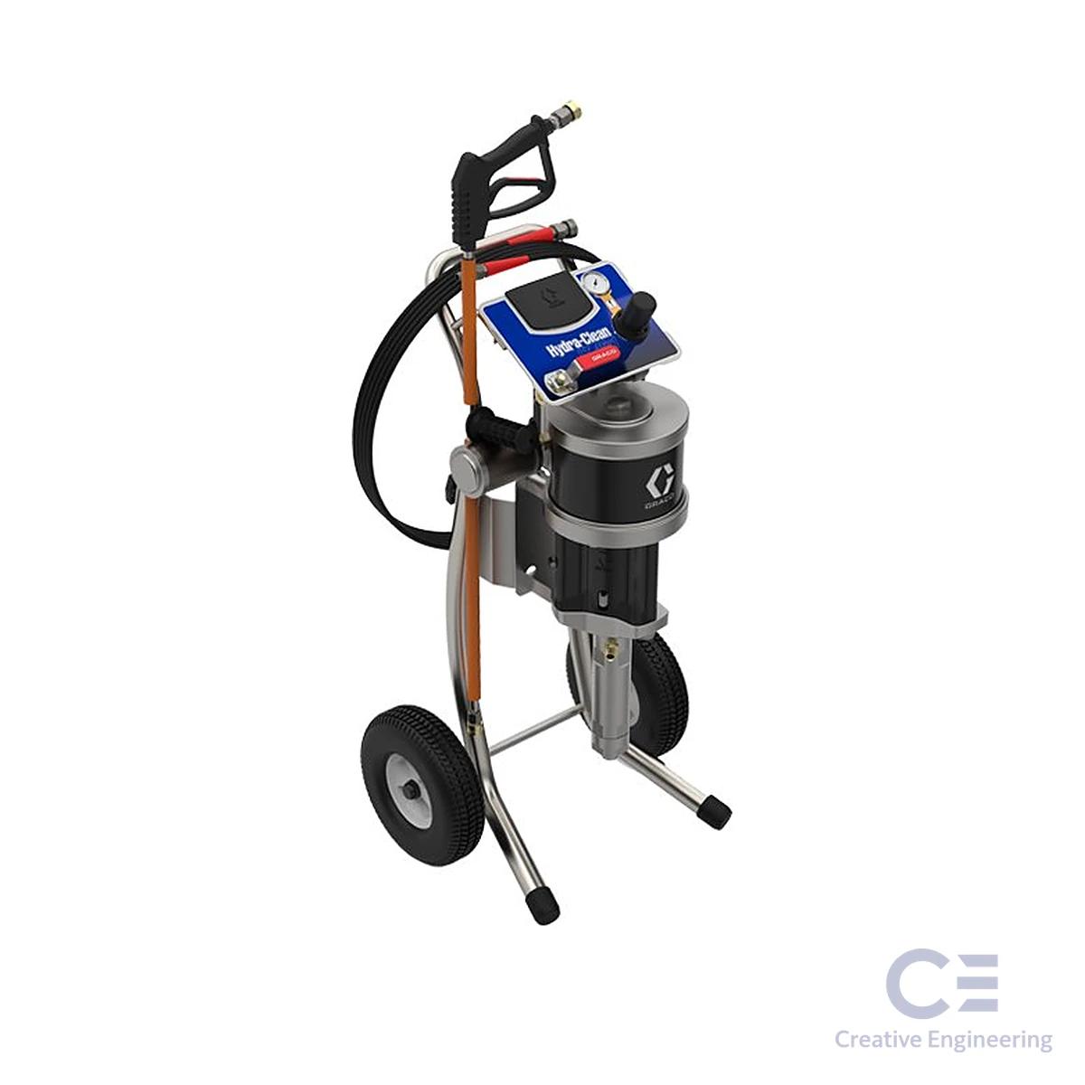 Thiết bị làm sạch hóa chất áp lực cao Hydraclean, hiệu Graco
