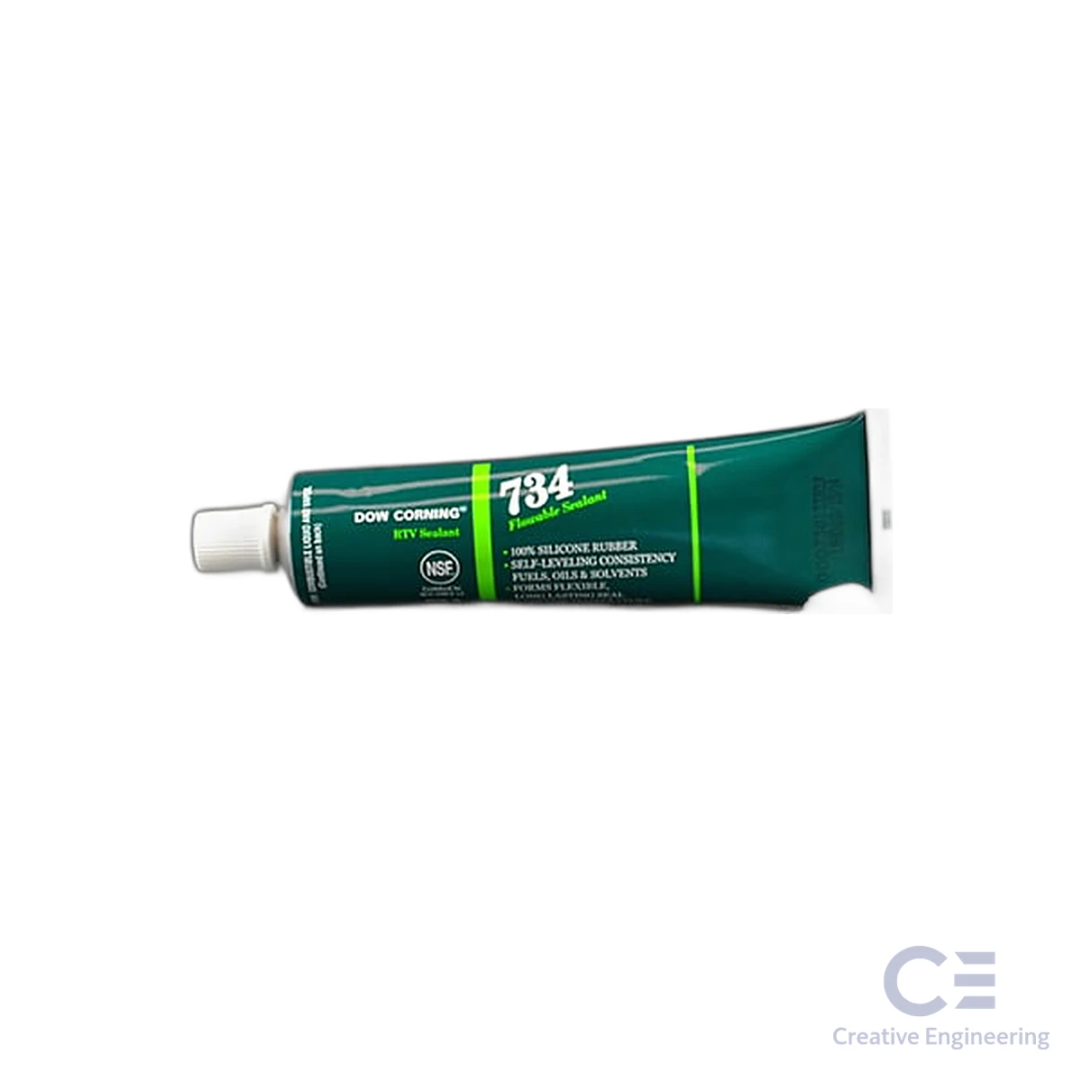 Tuýp keo silicone tự chảy DOWSIL 734 90 ml